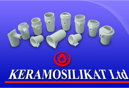 KERAMOSILIKAT Ltd. - A company specialized in thermo-resistant and technical ceramics production, crucibles, pots, combustion boats, cupels, tubes, filters, muffles, dental and goldsmith ceramics