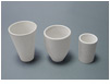 Ceramic pots for melting of non-ferrous metals