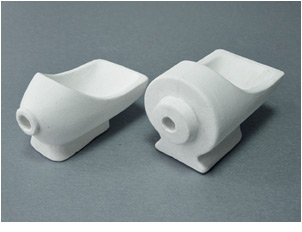 Crucibles for melting of gold, silver, platinum and titanium